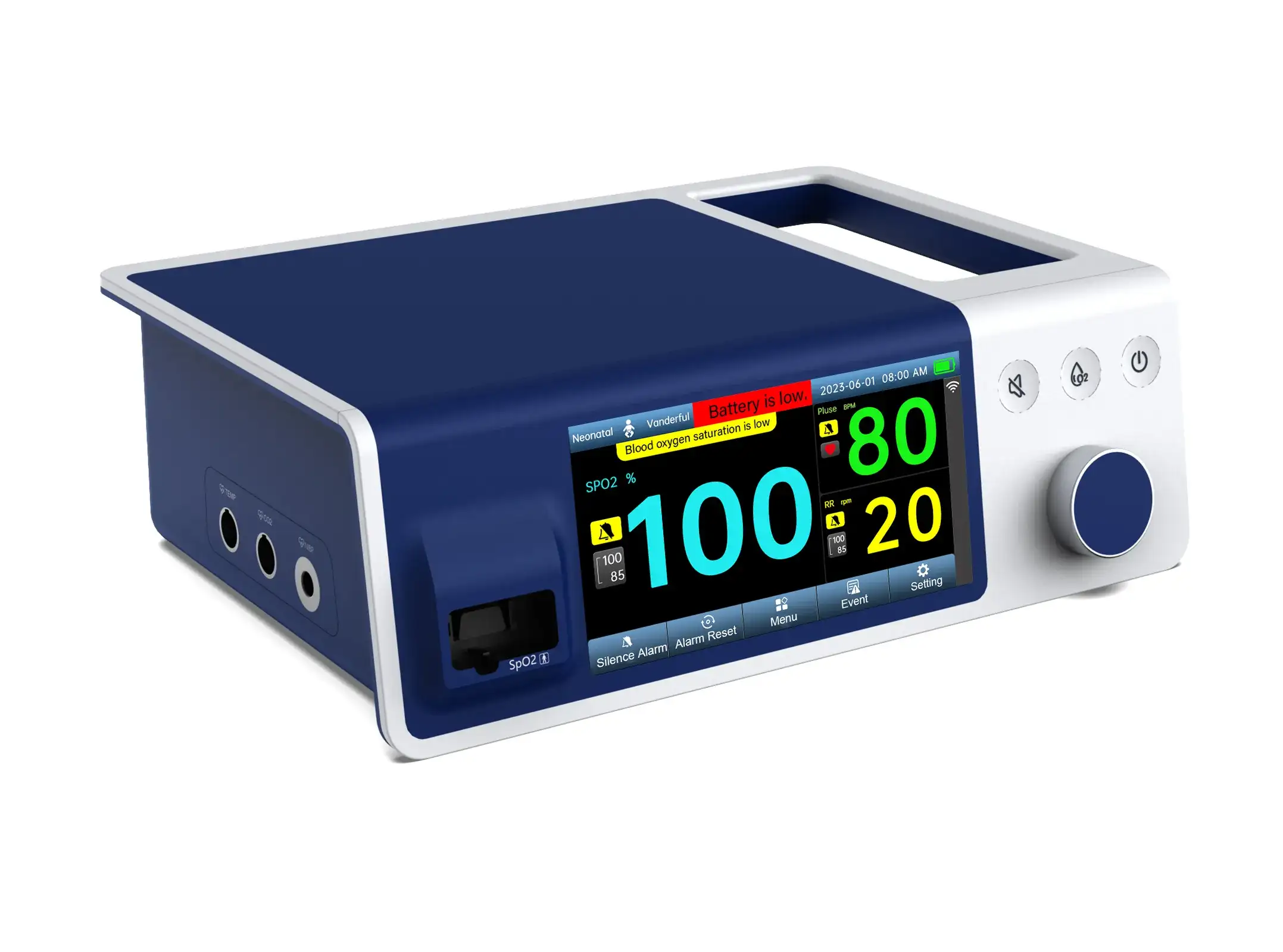 Elvionix ELV OxiView Tabletop Pulse Oximeter