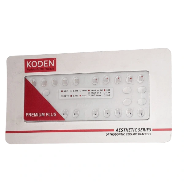 Koden MBT-022 Premium Plus Ceramic Bracket Kit