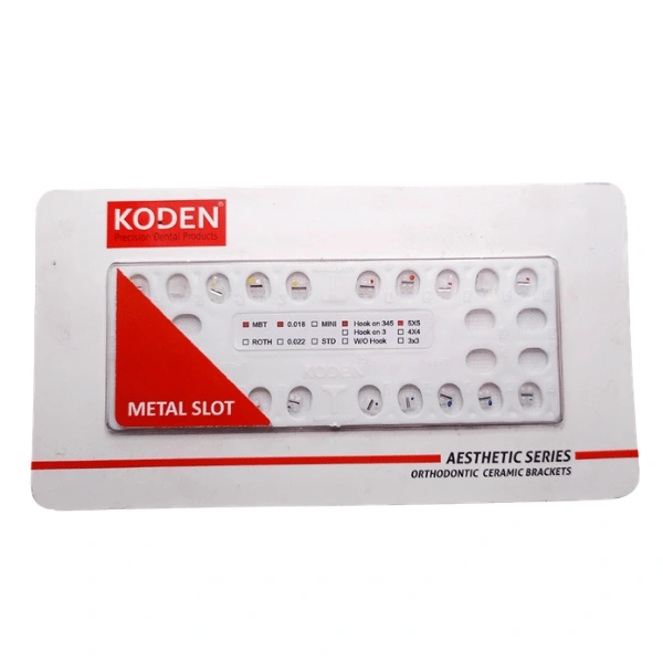 Koden MBT-018 Ceramic Metal Slot Bracket Kit