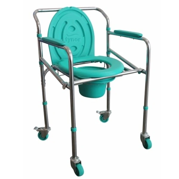 Tynor Commode Chair With Wheels