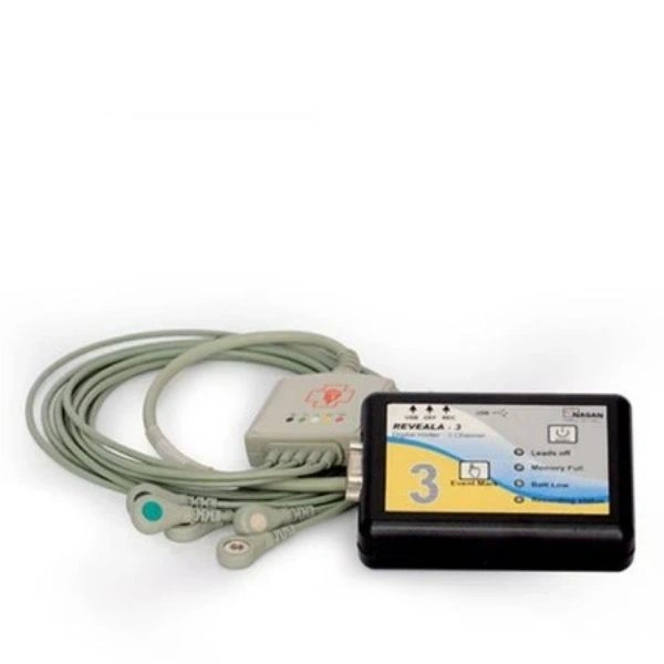 Nasan Reveala 3 ECG Holter Monitor - 3 Channel